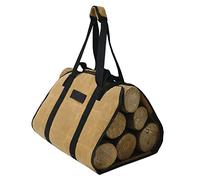 Firewood Tote Bag Log Carrier Bag Multi-Function Wet Wax Firewood Carrier Bag Fireplace Stove Accessories Large Firewood Holder with Handles Ideal for Camping Indoor (Color : A)