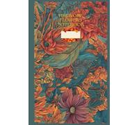 Firework Flowers Notebook: The firework flowers are designed on the hardver notebook. Thin lines on cream paper for writing 140 pages, 5.5 x 8.5 inches.