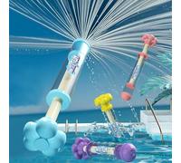 Firework Water Gun, 4PCS Pusher Type Fun Fireworks Water Jet Spray Toy, Firework Water Spray Gun, for Family Entertainment or Pool Party