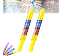 Firework Water Gun, Firework Water Squirter, Romantic Splasher Style Spray Toy for Couples, Family Friends Interactive Pool Game, for Pool, Party Entertainment (Yellow,4 Pcs)