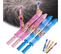 Firework Water Gun, New Romantic Fireworks Style Water Spray Toy for Parples, Fireworks Waters Spray Toy, High Pressure Pull-Out Sprinkler Sprays Toys for Bathing, Pool, Party (2Pink+2Blue)