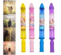 Firework Water Gun, Romantic Firework Style Water Spray Toy for Couples, Beach Pool Water Spray Toy, High Pressure Pull-out Sprinkler Spray Toys for Bathing, Pool, Party (4Pcs Mix)