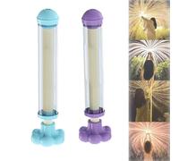 Firework Water Gun, Romantic Firework Style Water Spray Toy for Couples, High-Pressure Pull-out Sprinkler Toy, for Bathing, Party Entertainment, Beach & Backyard, Large Capacity (2pcs*B)