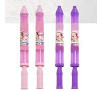Firework Water Gun, Romantic Firework Style Water Spray Toy for Couples, High Pressure Pull-out Sprinkler for Pool Party, Backyard Games, Family Fun (Pink+Purple)