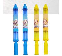 Firework Water Gun, Romantic Firework Style Water Spray Toy for Couples, High Pressure Pull-out Sprinkler for Pool Party, Backyard Games, Family Fun (Blue+Yellow)