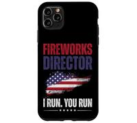 Fireworks Director I Run You Run Funny 4th of July Men Women Carcasa para iPhone 11 Pro Max