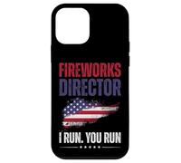 Fireworks Director I Run You Run Funny 4th of July Men Women Carcasa para iPhone 12 mini
