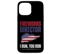 Fireworks Director I Run You Run Funny 4th of July Men Women Carcasa para iPhone 13 Pro Max