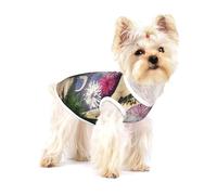 Fireworks inside the arch - Camiseta de alta calidad para perro, ropa suave 100% algodón para perros, perfecta para perros pequeños a medianos, camisas elegantes y cómodas para perros, talla M