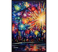 Fireworks New Year Notebook - Colorful Celebration Journal | Festive Holiday Writing Bookฅ 6x9, 150 Pages: Vibrant New Year Fireworks-Themed Notebook for Notes, Goals, Reflections & Holiday Creativity