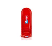 Firexo Soporte para extintor de Incendios de 2 L, 6 L y 9 L - Soporte para extintor de Fibra de Vidrio Rojo para el hogar, la Cocina y la Oficina - Adecuado para Todos los extintores