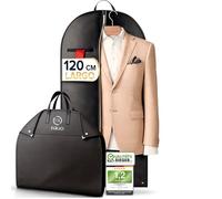 FiRiO 1x Portatrajes Plegable I MATERIAL 50% MÁS GRUESO I Porta Trajes Caballero o Mujer I Bolsa Portatrajes Hombre Viaje I Antipolillas Funda Traje Hombre I Antipolvo Fundas Ropa Armario I 120x60cm