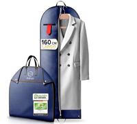 FiRiO 1x Portatrajes Plegable I MATERIAL 50% MÁS GRUESO I Porta Trajes Caballero o Mujer I Bolsa Portatrajes Hombre Viaje I Antipolillas Funda Traje Hombre I Antipolvo Fundas Ropa Armario I 160x60cm