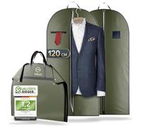FiRiO 2x Portatrajes Plegable I MATERIAL 50% MÁS GRUESO I Porta Trajes Caballero o Mujer I Bolsa Portatrajes Hombre Viaje I Antipolillas Funda Traje Hombre I Antipolvo Fundas Ropa Armario I 120x60cm