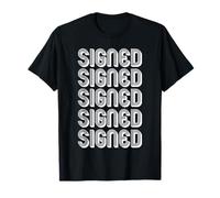 Firmado Camiseta