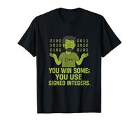 Firmado Integers C++ Coder Graphic Top Stem Novedad Camiseta