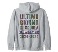 Firmar mis estudiantes italianos 2025 ÚLTIMO DÍA DE ESCUELA Autógrafos Sudadera con Capucha