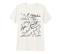 Firmas Matemático Galois Cantor Euler Camiseta Premium