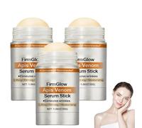 FirmGlow Apis Venom Serum Stick, Crema Reafirmante y Reductora de Arrugas Avanzada, Mejora la Flacidez de la Piel, Esencia Natural Stick Adecuado para Todo Tipo de Piel (3 PCS)