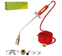 Firmsteady New Propane Torch Weed Burner Kit, Lexoli Weed Torch, High Output 900,000 Propane Burner, Firmsteady High Output Flamethrower 30/35/50mm Flame Thrower Easy To Use (1.38 in Nozzle,47in hose)