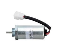 Firmusparts Solenoide de apagado de combustible 8973295680 MV1-81 12V compatible con excavadora Hitachi EX55 ZX55UR EX35 compatible con motor Isuzu 3LD1 3LD2 4LE2 3LB1 4LB1 compatible con Sumitomo