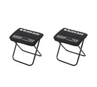 Firorky 2pcs Portable Plegado Plegado Plegable Ligero al Aire Libre Alteo Silla de Banco pequeña de Carga al Aire Libre para Colas en el Metro Campamento Camping Fishing Picnic Playa BBQ