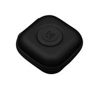 FiRorky PU Cuero de Cuero Bolsa Capacitación de Choque de Choque de Choque Cambio de Paquete de Almacenamiento Anti-Stratch de Bolsillo pequeño con Accesorios Auriculares Lanyard para KZ IEM