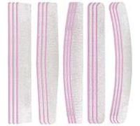 Firschoie 15 piezas Limas de Uñas Profesionales, 5 formas 100/180 Lima de uñas de doble cara para manicura en gel, lima de uñas lavable y reutilizable, Ideal para salones de uñas y en casa