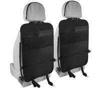 Firschoie 2 piezas Organizador Asiento trasero de Coche, Protector de espalda del respaldo, a prueba de patadas e impermeable