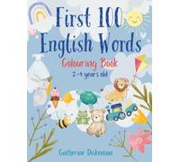 First 100 English Words colouring book