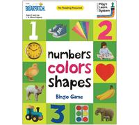 First 100 Numbers, Colors And Shapes Bingo-