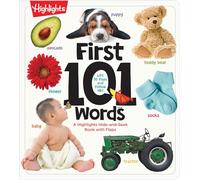 First 101 Words: A Hidden Pictures Lift-the-Flap Board Book, Learn Animals, Food, Shapes, Colors and Numbers, Interactive First Words Book for Babies and Toddlers (Highlights First 101 Words)
