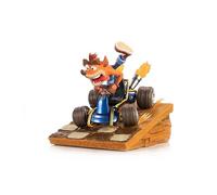 First 4 Figures - Estatua de Resina Crash Team Racing Nitro-Fueled (Crash In Kart), Color Negro
