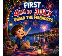 First 4th of July Under the Fireworks Books for Kids: A Patriotic Children's Story Celebration for America’s 250th Anniversary of Independence Day
