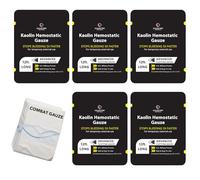 First Aid Advanced - Gasa de combate de coagulación rápida - Gasa hemostática flexible - Kit para detener el sangrado, gasa de embalaje de heridas más rápido con gasa médica de coagulación rápida