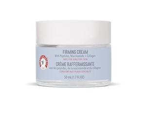 First Aid Beauty Crema Hidratante Facial Mujer con Colágeno para Día y Noche, Efecto Reparador y Reafirmante, Ayuda a Combartir las Líneas de Expresión, 50 ml