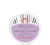 First Aid Beauty Discos para Vellos Encarnados con BHA y AHA, 28 Almohadillas, Tratamiento Preventivo del Vello Encarnado que Alivia el Ardor de la Maquinilla de Afeitar, Uso Diario