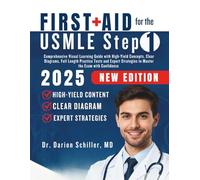First Aid for the USMLE Step 1: Comprehensive Visual Learning Guide with High-Yield Concepts, Clear Diagrams, Full Length Practice Tests and Expert Strategies to Master the Exam with Confidence