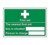 First Aid General - Caja de primeros auxilios situada (200 x 150 mm)
