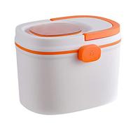 First Aid Kit Medicine Box Household Extra Large Medicine Storage Box Medical Box Complete Emergency Large-Capacity Family Storage Medicine Box(Only Empty Box) (Orange 30.5 * 21.5 * 22.5cm)