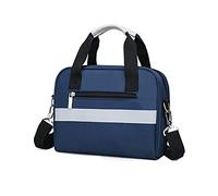 First Aid Kit Portable Home First Aid Kit Emergency Kit Compact Survival Insulin Cold Storage with Labeled Compartments for Home Workplace Travel Camping Hiking(Only Empty Package) (Blue)