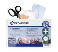 First Aid Only Botiquín de Primeros Auxilios C DIN 13157 | Maletín para Empresas, Vehículos y Hogares Relleno según DIN 13157:2021 | P-51003 00