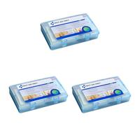 First Aid Only Juego de esparadrapos para industria/comercio (100 unidades) | 100 esparadrapos de diferentes tamaños y formas en caja de resellable | P-10023 (Paquete de 3)