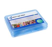 First Aid Only Juego de esparadrapos para niños (20 unidades) | 20 esparadrapos de distintos tamaños y formas en caja de resellable | P-10032