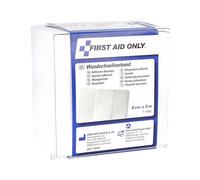 First Aid Only Rollos de tiritas de 5 metros x 6 cm | Tiritas a medida en un práctico dispensador | Tiritas recortables en un paquete económico | Respetuosas con la piel y sensibles | P-10042