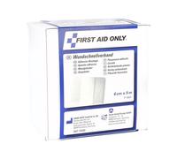 First Aid Only Rollos de tiritas de 5 metros x 6 cm | Tiritas a medida en un práctico dispensador | Tiritas recortables en un paquete económico | Respetuosas con la piel y sensibles | P-10041