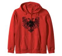 First Albanian Flag Kuq e Zi Kosova Albania Shqipe Sudadera con Capucha