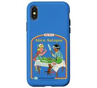 First Alien Autopsy Sarcastic Retro Funny Adult Humor Carcasa para iPhone X/XS
