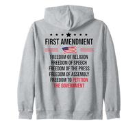 First Amendment Freedom of Speech Free Press 1st Amendment Sudadera con Capucha