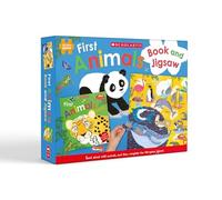First Animals: Book and Jigsaw (Miles Kelly: 100 Pieces)